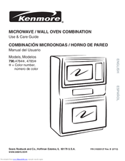 Kenmore 790.4784 Series Use & Care Manual