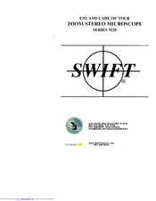 Swift M28 Use And Care Manual