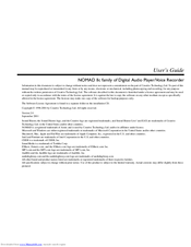 Creative NOMAD IIC User Manual