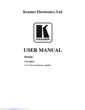 Kramer VM-100YC User Manual