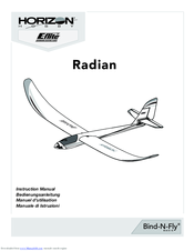Horizon Hobby Radian Instruction Manual