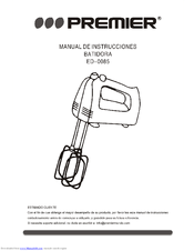 Premier ED-0085 Instruction Manual