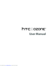 HTC OZONE User Manual