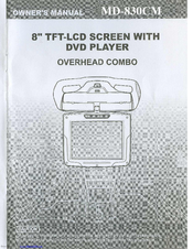 Power Acoustik MD-830CM Owner's Manual