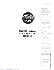 US Blaster USB 7015 Owner's Manual