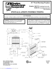 FMI 36ECD Installation Instructions Manual
