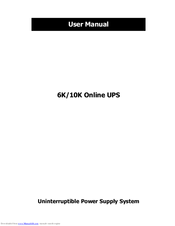 Voltronic Power 10K User Manual