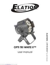 Elation OPTI TRI WHITE II User Manual