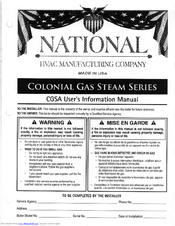 National CGSA User's Information Manual