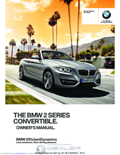 BMW 2 COUPE 2016 Owner's Manual