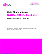 LG A4UW36GFA0 Svc Manual