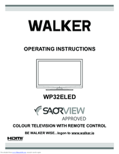 Walker WP32ELED Operating Instructions Manual