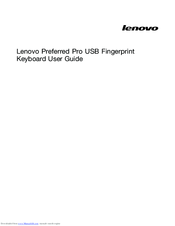 Lenovo Preferred Pro User Manual