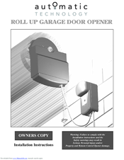 Automatic Technology Australia GDO-5-AS Installation Instructions Manual