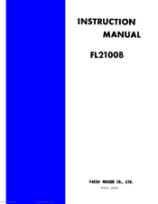 Yaesu FL-2100B Instruction Manual