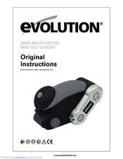 Evolution EVOMBS280 Original Instructions Manual