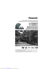 Panasonic CY-VHD9401U Operating Instructions Manual