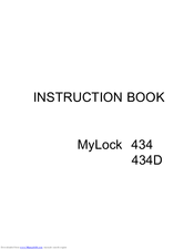 Janome MyLock 434D Instruction Book