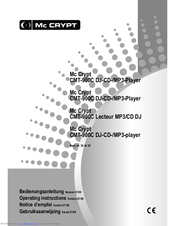MC Crypt CMT-900C Operating Instructions Manual