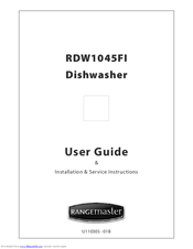 Rangemaster RDW1045FI User Manual & Installation & Service Instructions