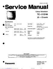 Panasonic TC-21S1M Service Manual