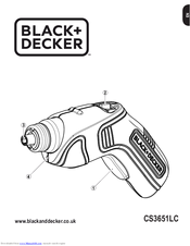 Black & Decker CS3652LC Original Instructions Manual