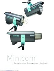 Broncolor Minicom 80 Operating Instructions Manual