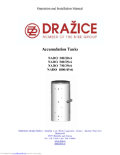 Dražice NADO 1000/45v6 Operation And Installation Manua