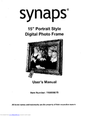 Synaps 11009987B User Manual