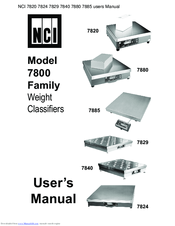 NCI 7885 User Manual