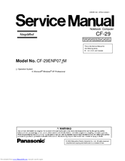 Panasonic CF-29ENP071M Service Manual