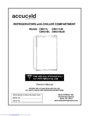 Accucold CM421BLBI Owner's Manual