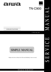 Aiwa TN-C900 Service Manual
