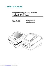 Metapace L-1 Programming Manual