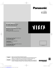 Panasonic VIERA TC-L32X30 Owner's Manual