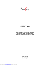 ProSum K5EXT300 User Manual