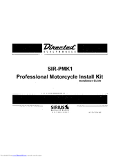Directed Electronics SIR-PMK1 Installation Manual