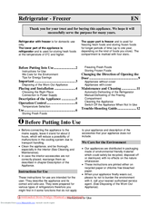 Gorenje RF 54234 W Instructions For Use Manual