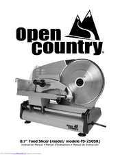 Open Country FS-200SK Instruction Manual