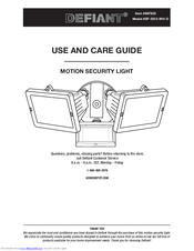 Defiant DF-5512-WH-D Use And Care Manual