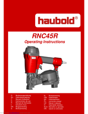 haubold RNC45R Operating Instructions Manual