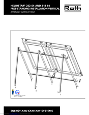 Roth Heliostar 218 S4 Assembly Instructions Manual