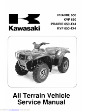 Kawasaki Prairie 650 4x4 Manuals Manualslib