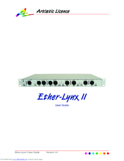 Artistic Licence Ether-Lynx II User Manual