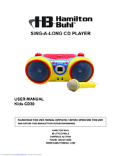 Hamilton/Buhl Mark 4 Opus User Manual