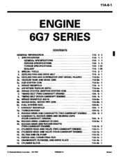Mitsubishi 6G7 User Manual