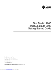 Sun Bandit Blade 1000 Getting Started Manual