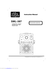 The Singing Machine SML-387 Instruction Manual