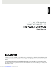Hazro HZ27WB User Manual