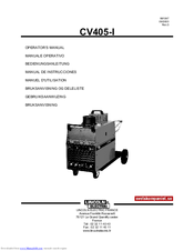 Lincoln Electric CV405-I Operator's Manual